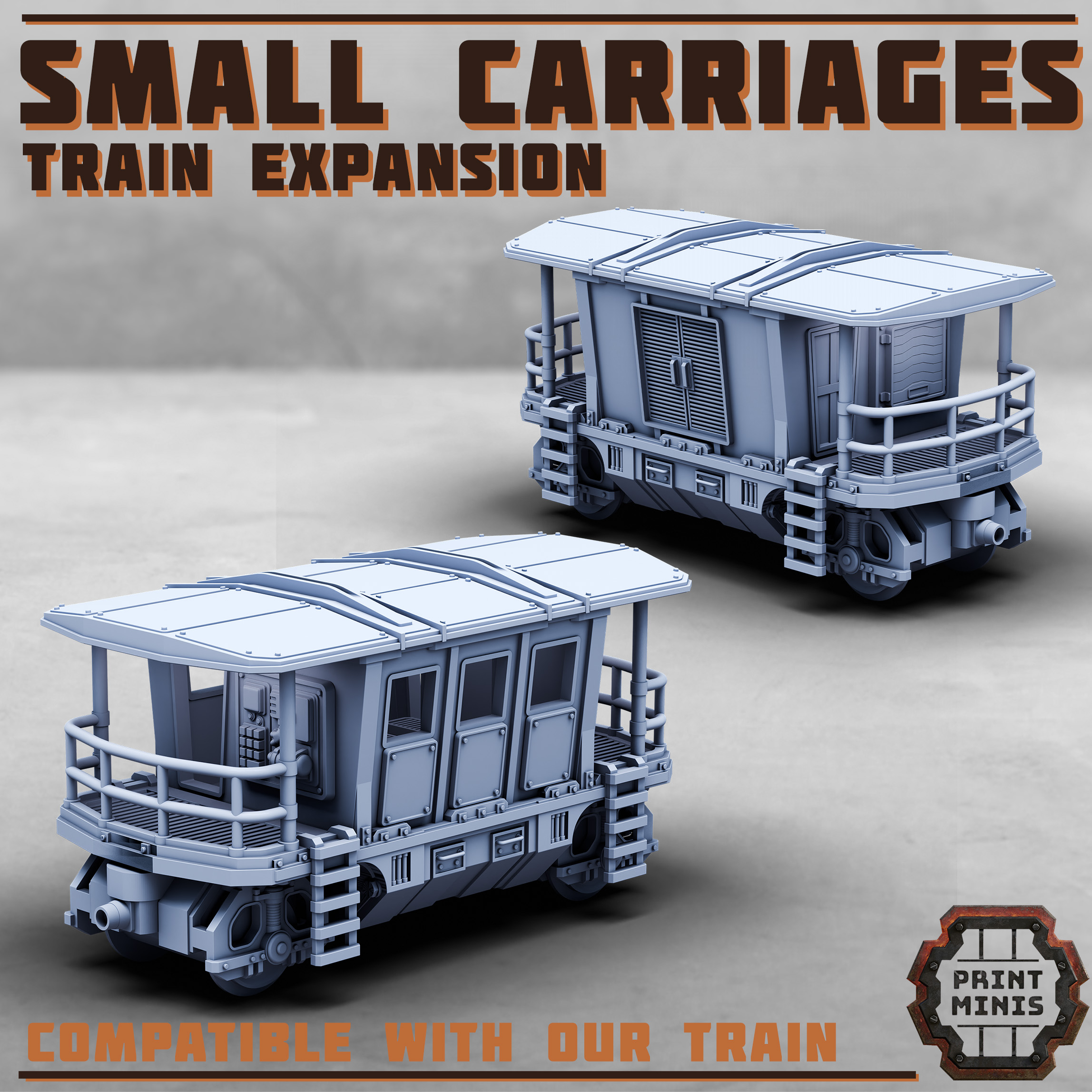 Small Train Carriages